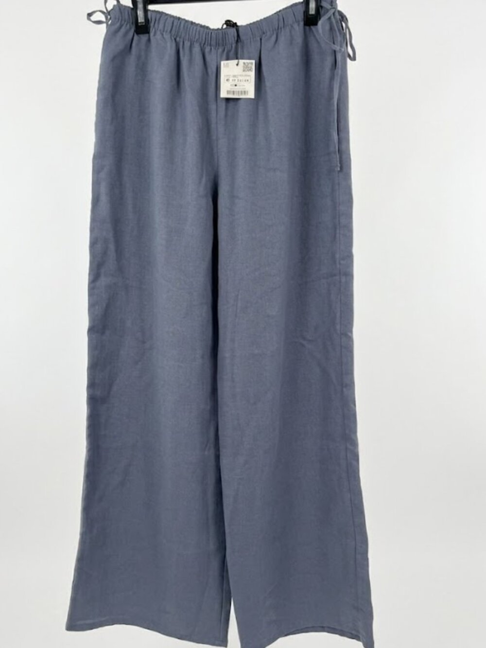 Zara  Wide Leg Pants With Side Ties Size M NWT